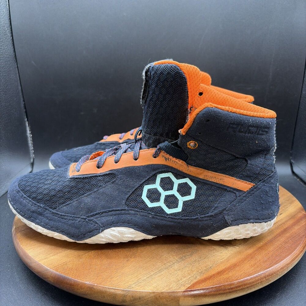 Rudis JB Alpha 2.0 Mens Size 9.5 Wrestling Shoes Blue Orange Sneakers